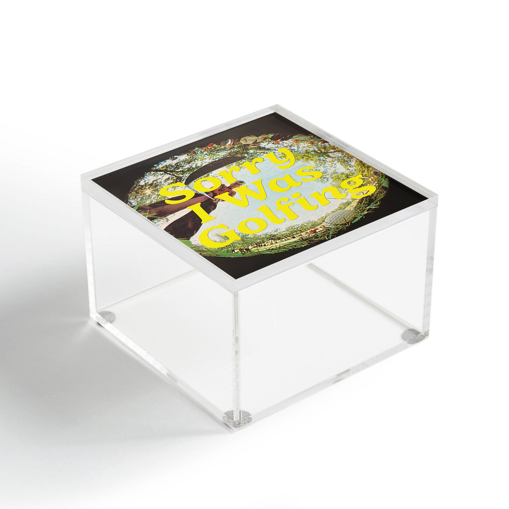DENY Designs GolfFisheye Acrylic Box