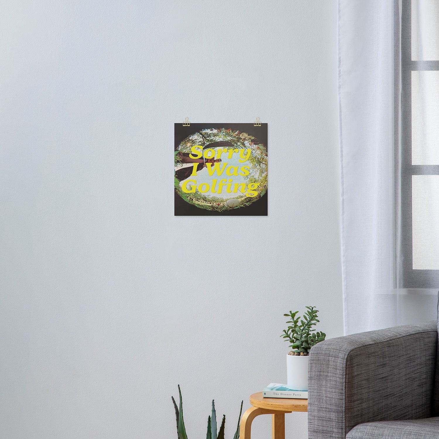 DENY Designs GolfFisheye Art Print