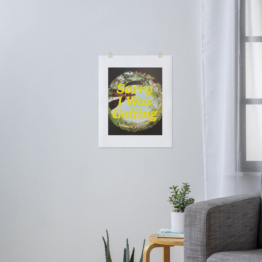 DENY Designs GolfFisheye Art Print