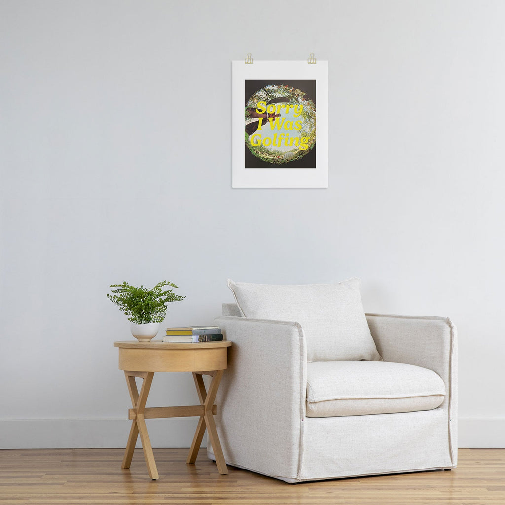 DENY Designs GolfFisheye Art Print