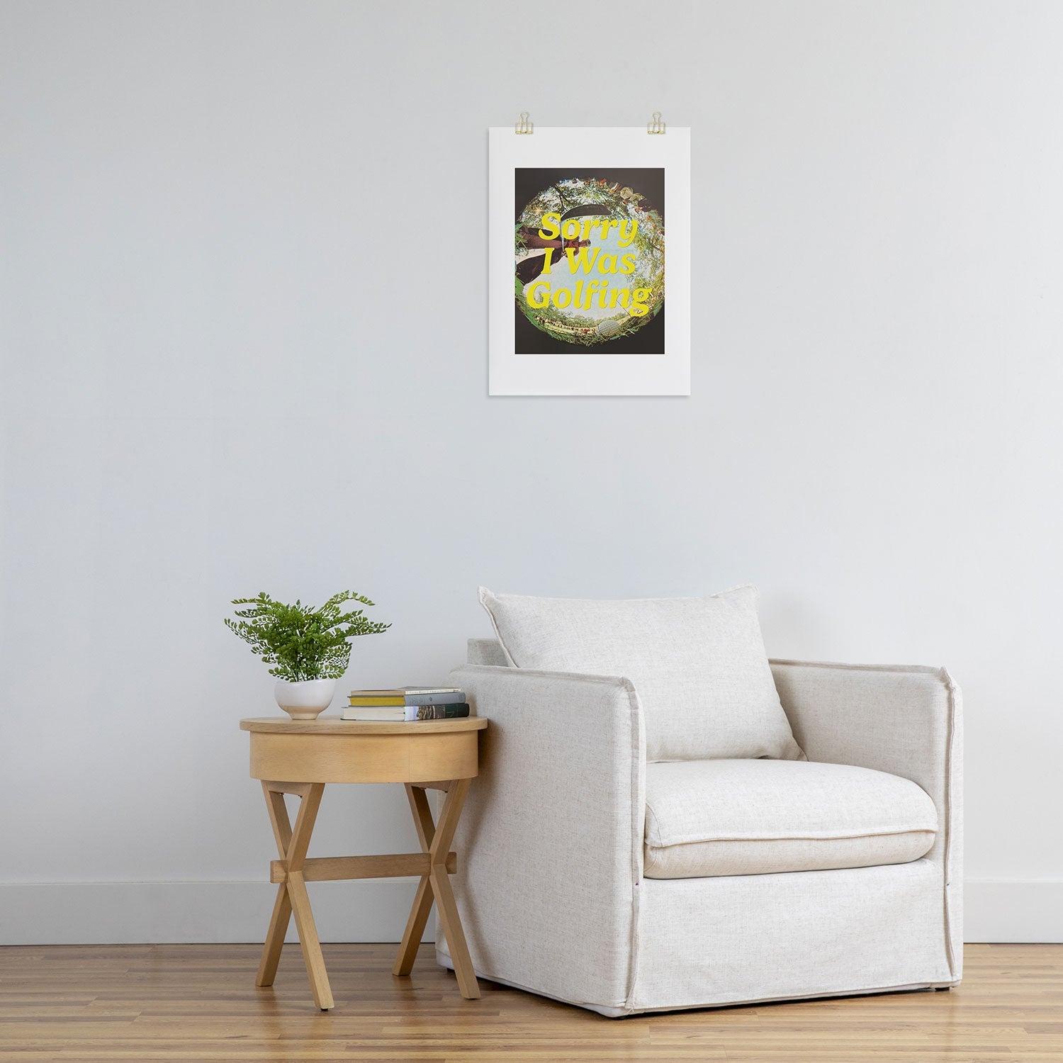 DENY Designs GolfFisheye Art Print