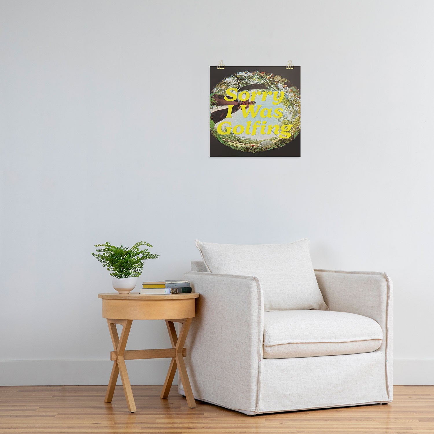 DENY Designs GolfFisheye Art Print