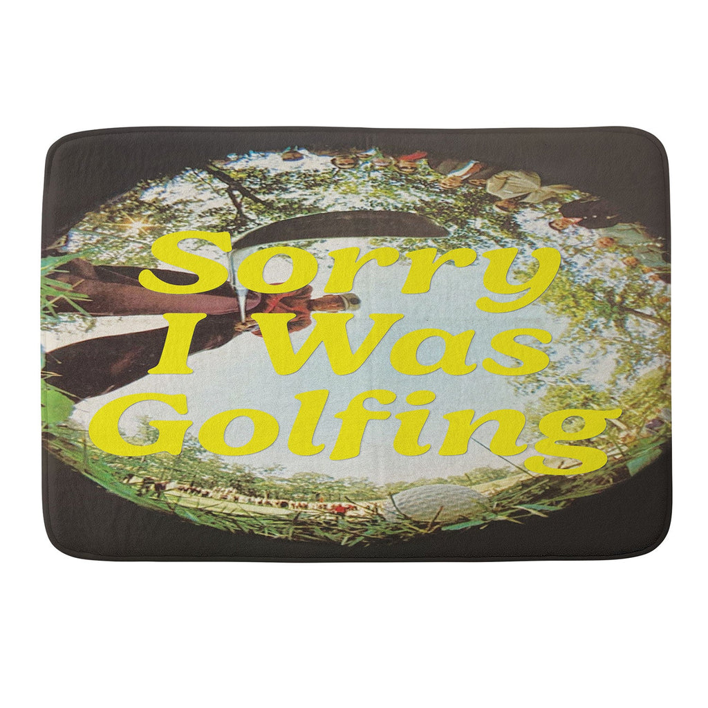 DENY Designs GolfFisheye Memory Foam Bath Mat