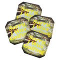 DENY Designs GolfFisheye Coaster Set