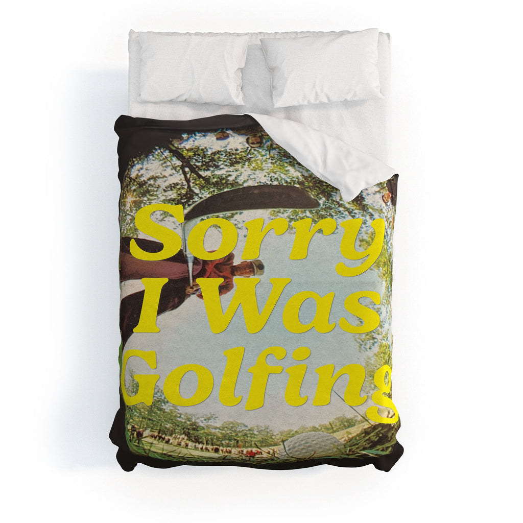 DENY Designs GolfFisheye Duvet Cover