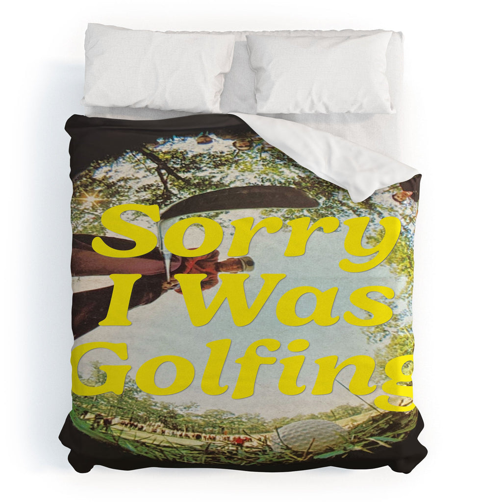 DENY Designs GolfFisheye Duvet Cover