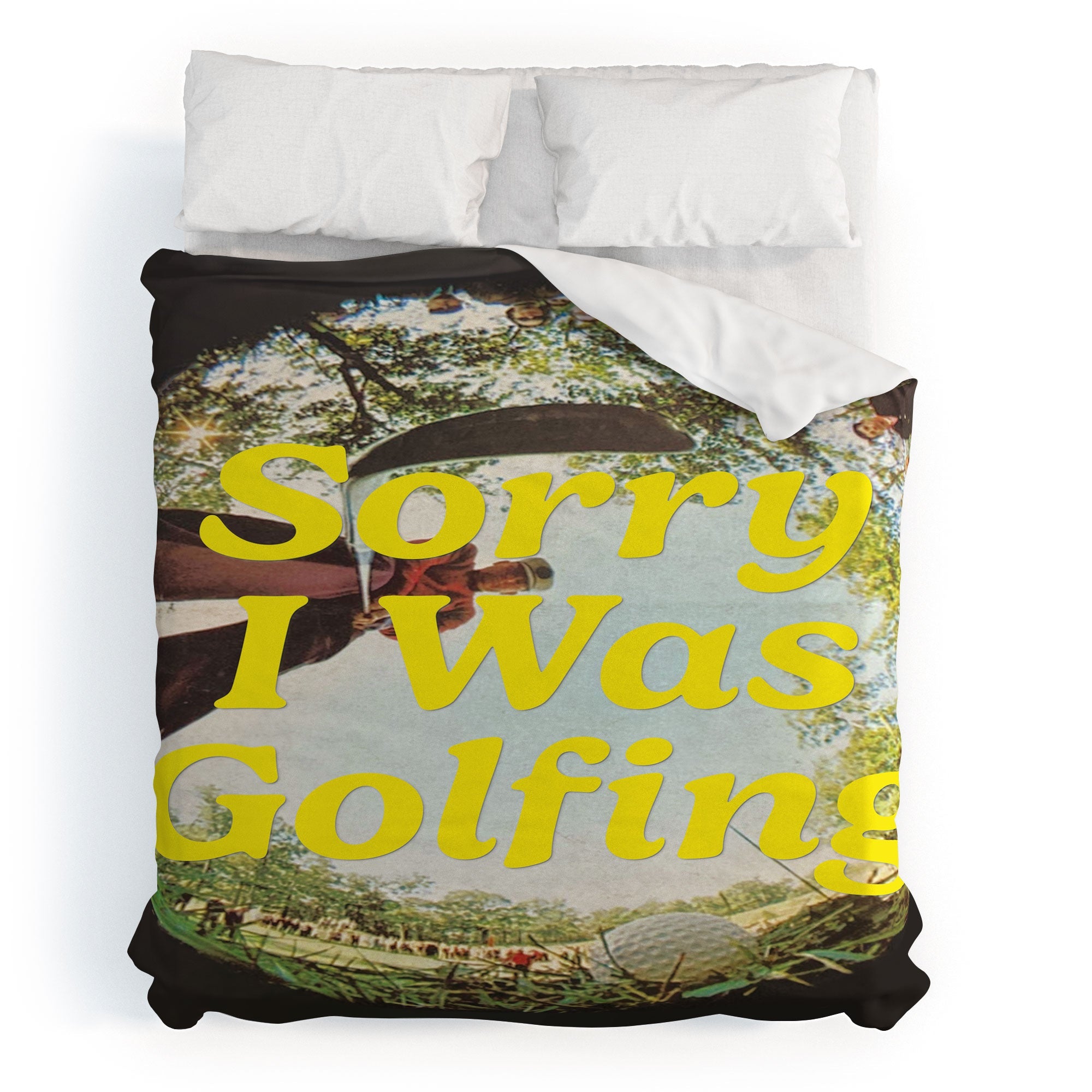 DENY Designs GolfFisheye Duvet Cover