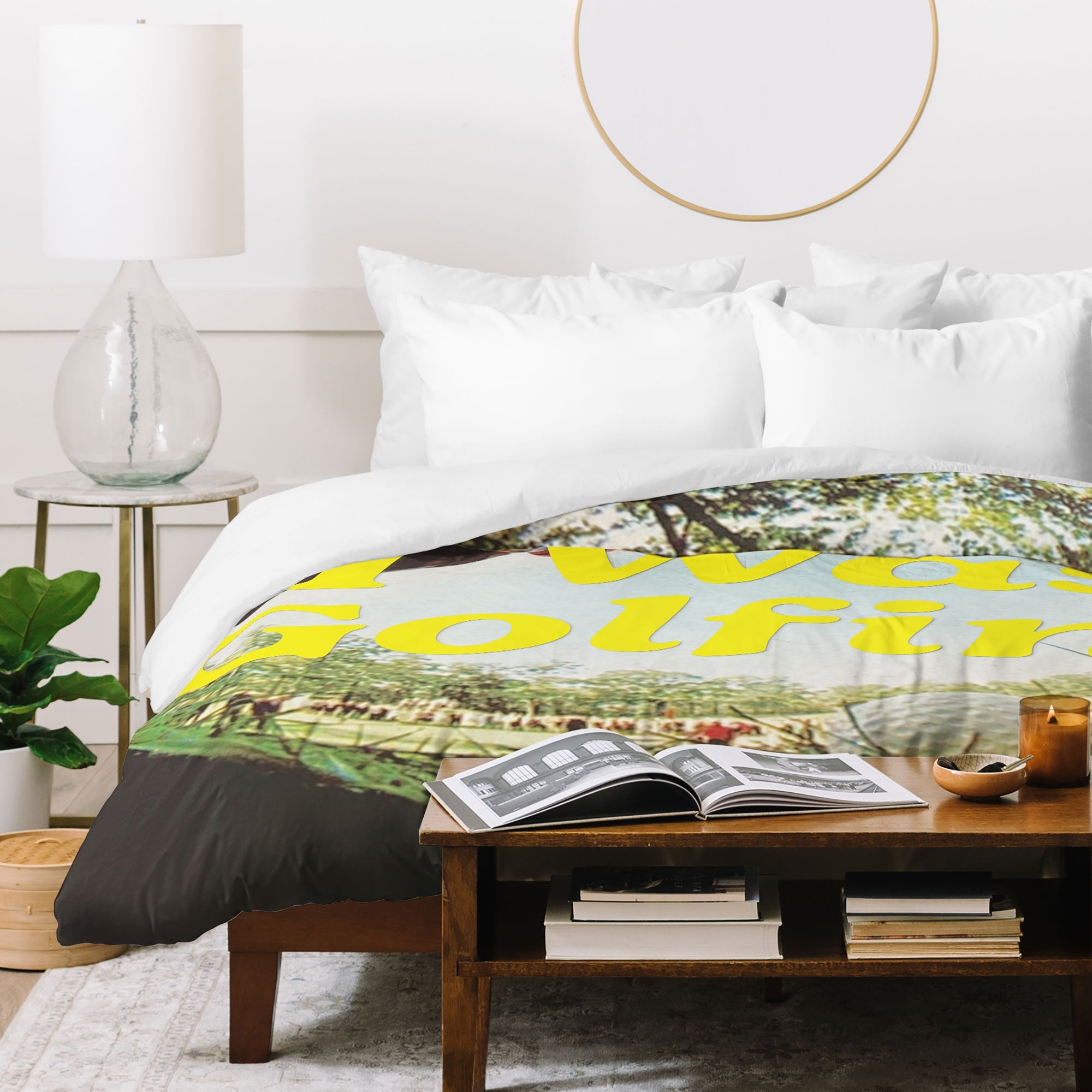 DENY Designs GolfFisheye Duvet Cover