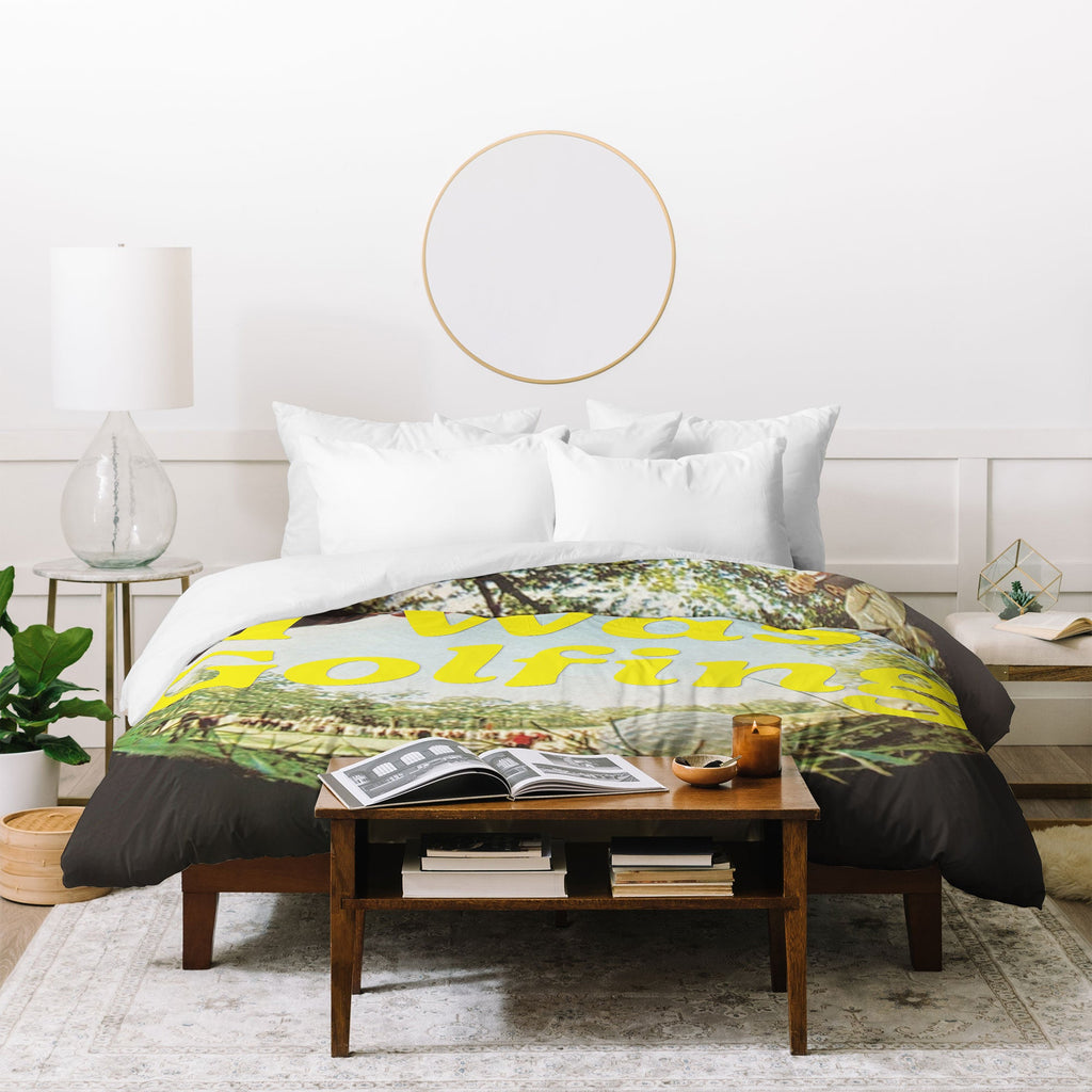 DENY Designs GolfFisheye Duvet Cover