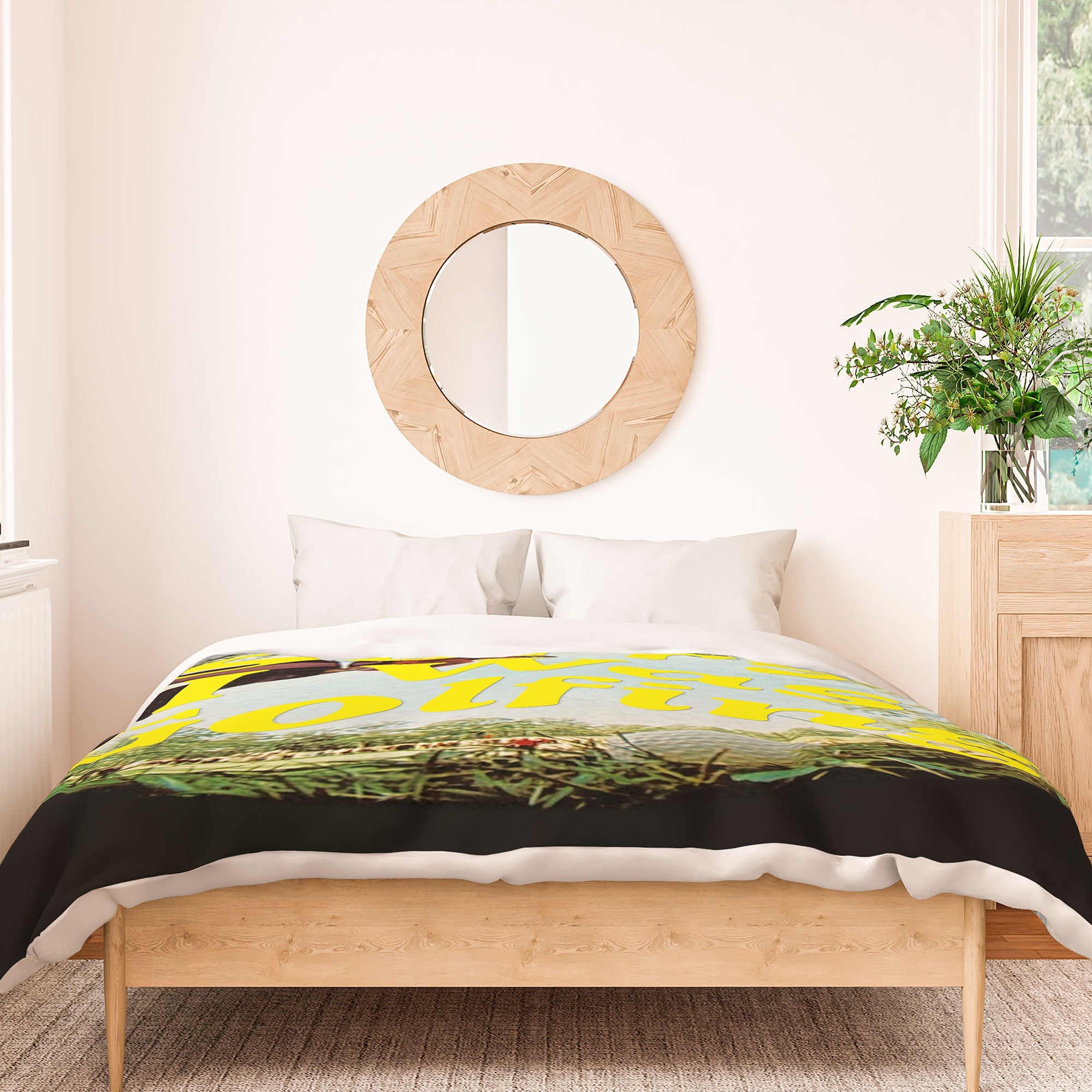 DENY Designs GolfFisheye Duvet Cover