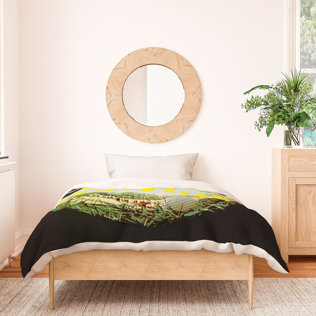 DENY Designs GolfFisheye Duvet Cover