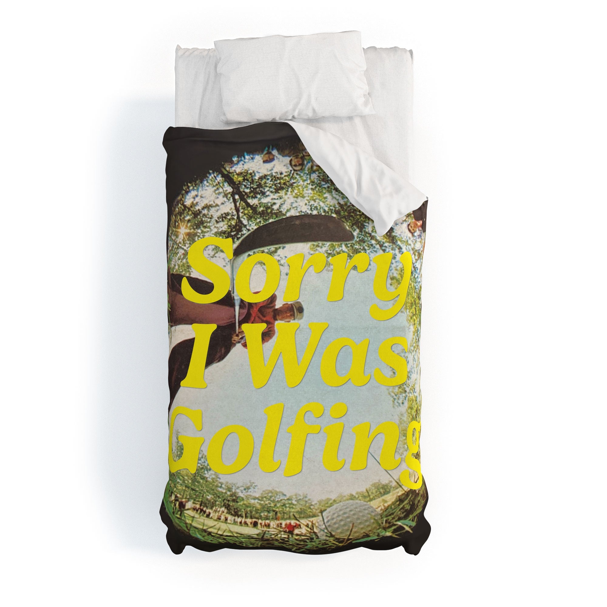 DENY Designs GolfFisheye Duvet Cover