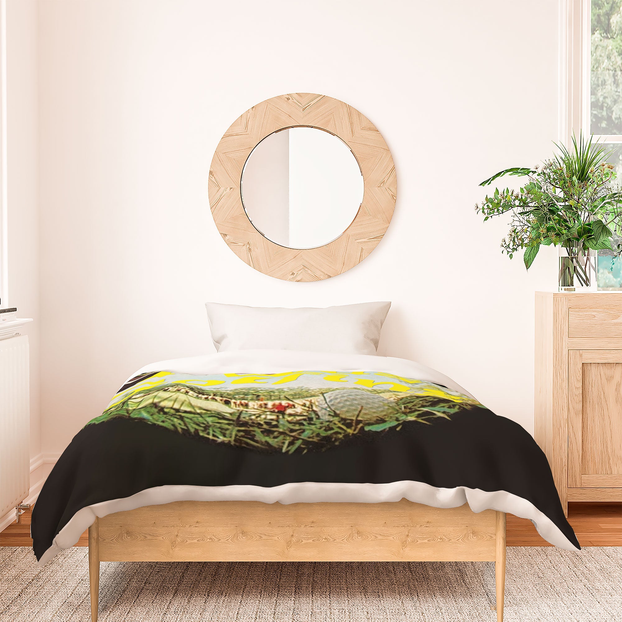 DENY Designs GolfFisheye Duvet Cover