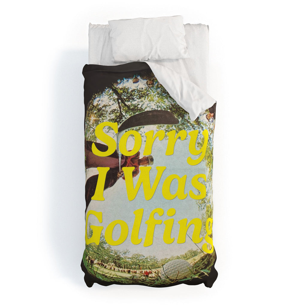 DENY Designs GolfFisheye Duvet Cover