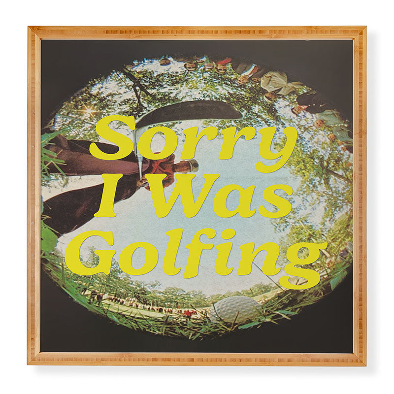 DENY Designs GolfFisheye Framed Wall Art