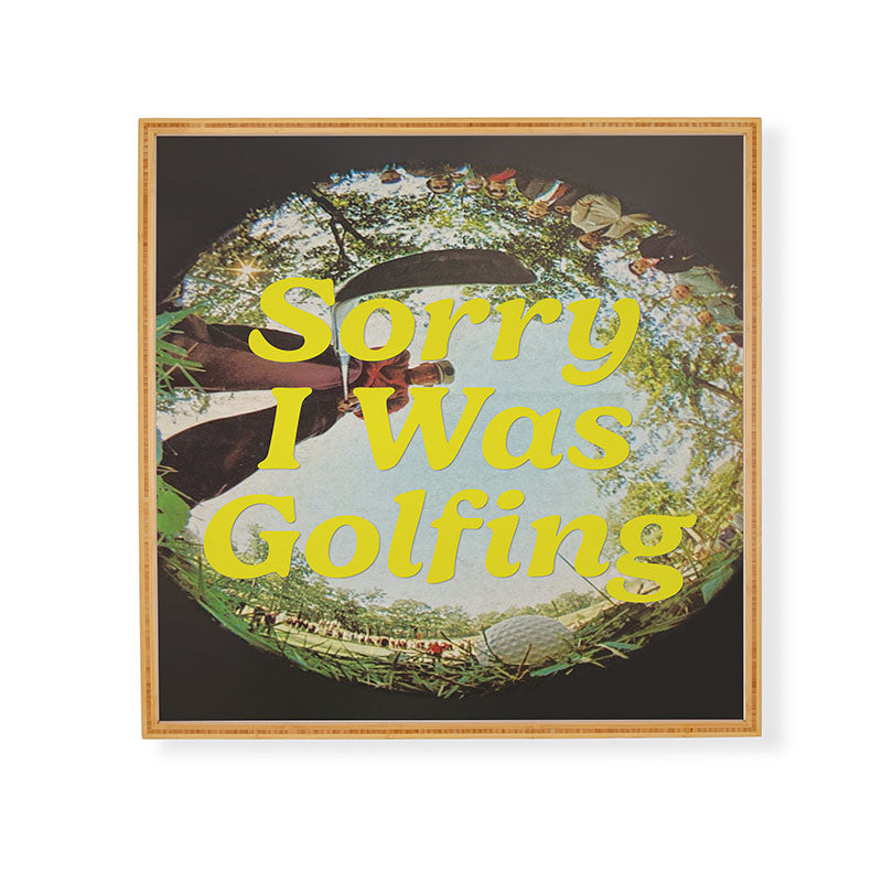 DENY Designs GolfFisheye Framed Wall Art