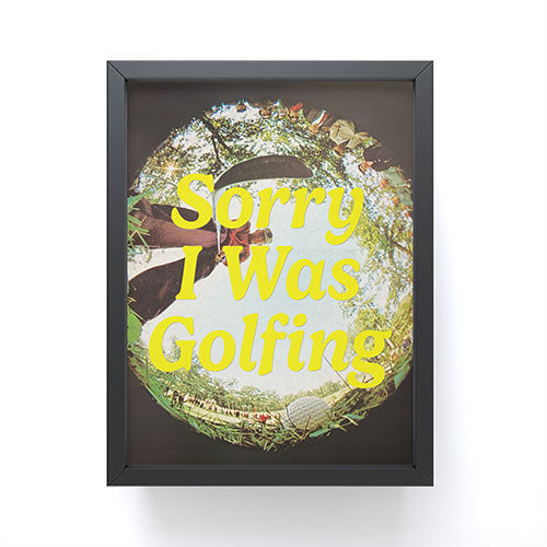 DENY Designs GolfFisheye Framed Mini Art Print