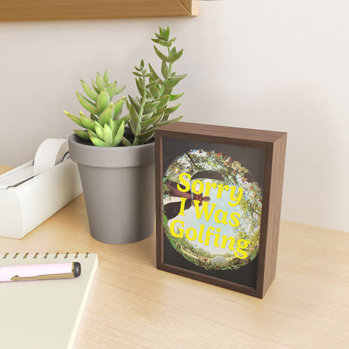 DENY Designs GolfFisheye Framed Mini Art Print