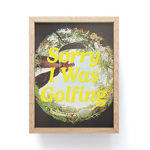 DENY Designs GolfFisheye Framed Mini Art Print
