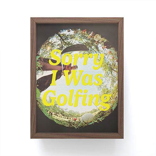 DENY Designs GolfFisheye Framed Mini Art Print