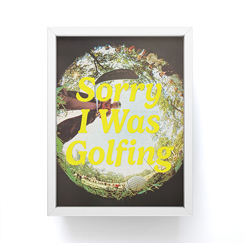 DENY Designs GolfFisheye Framed Mini Art Print