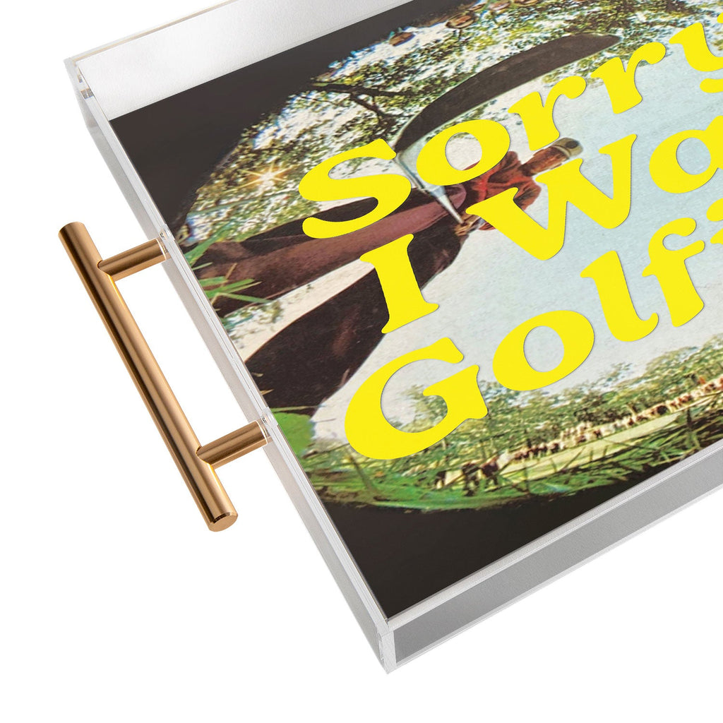DENY Designs GolfFisheye Acrylic Tray