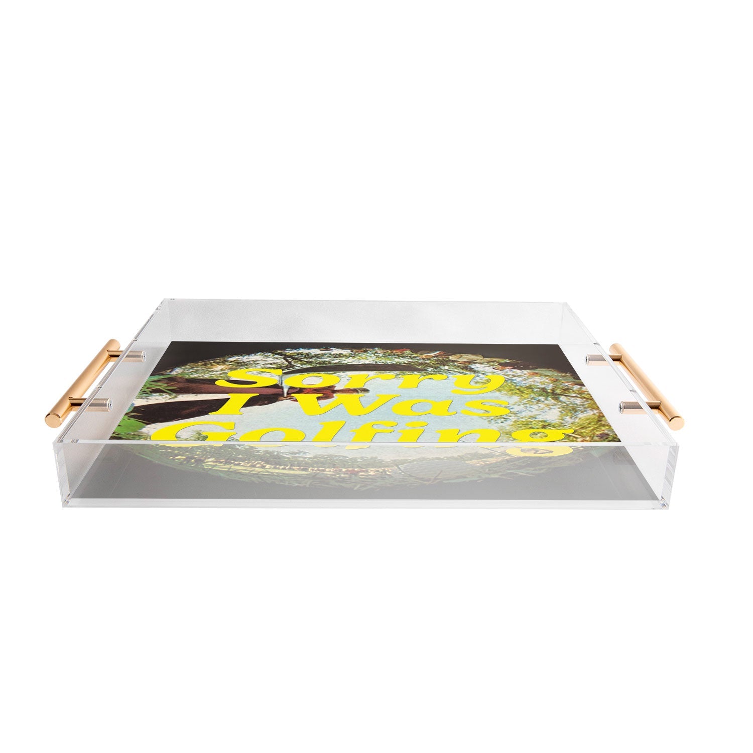 DENY Designs GolfFisheye Acrylic Tray