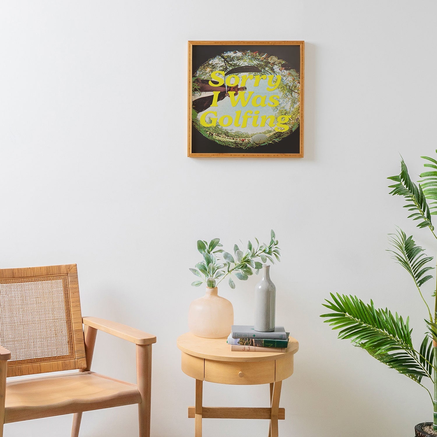 DENY Designs GolfFisheye Framed Wall Art