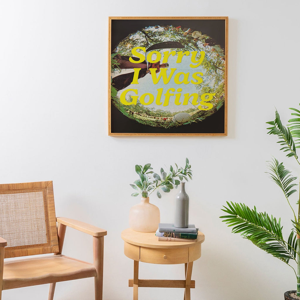 DENY Designs GolfFisheye Framed Wall Art