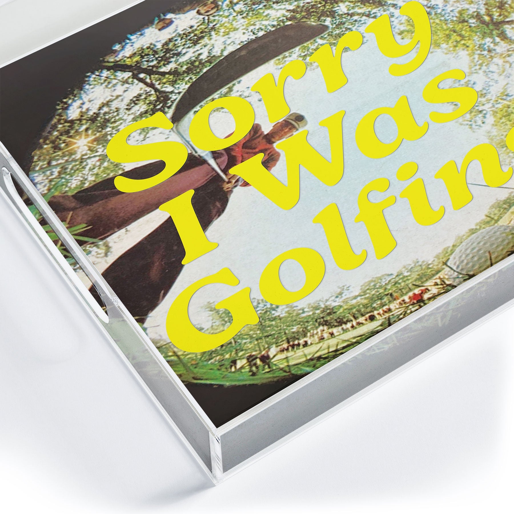 DENY Designs GolfFisheye Acrylic Tray
