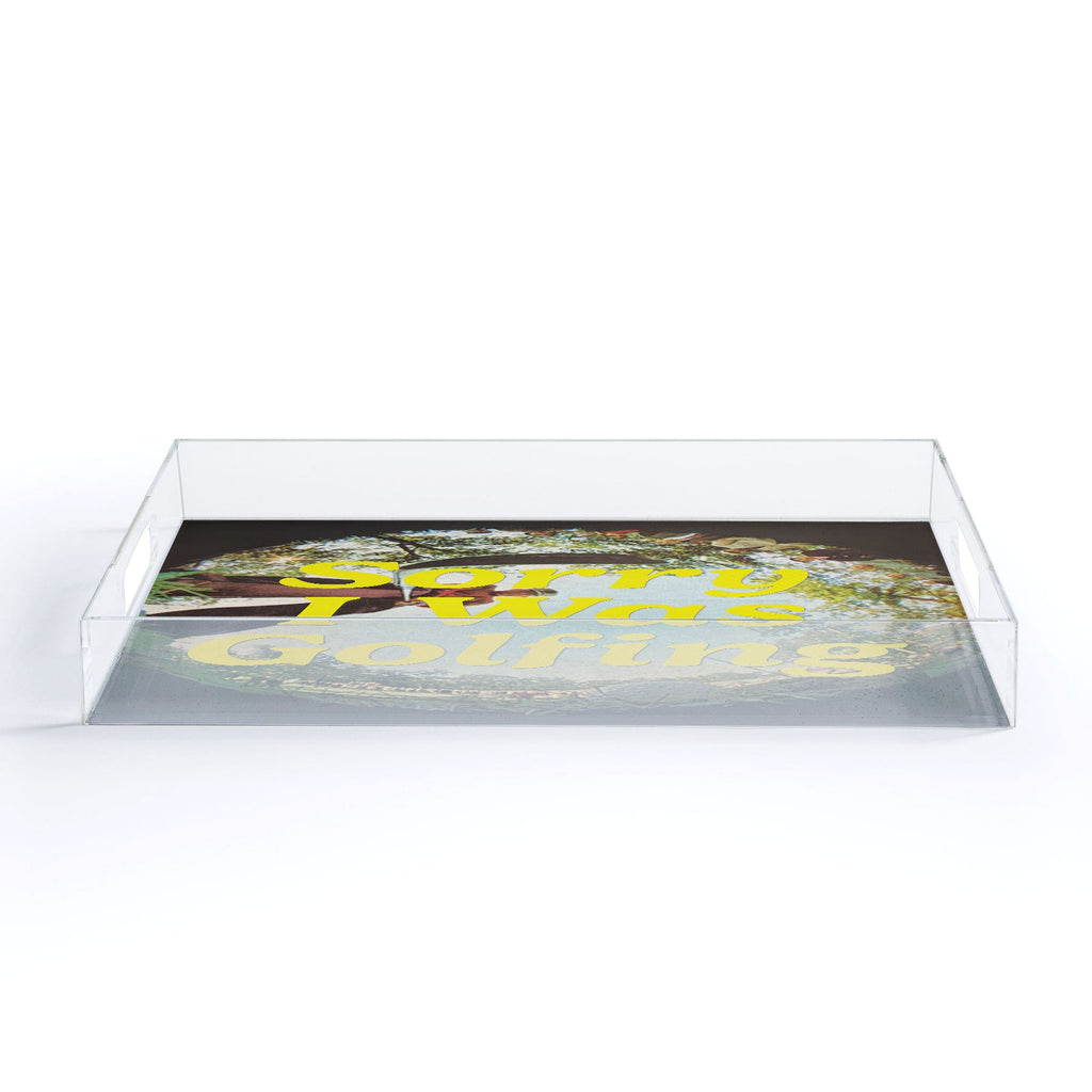 DENY Designs GolfFisheye Acrylic Tray