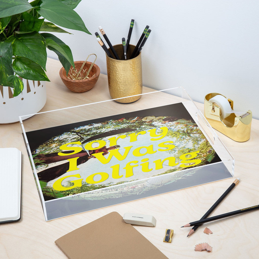 DENY Designs GolfFisheye Acrylic Tray