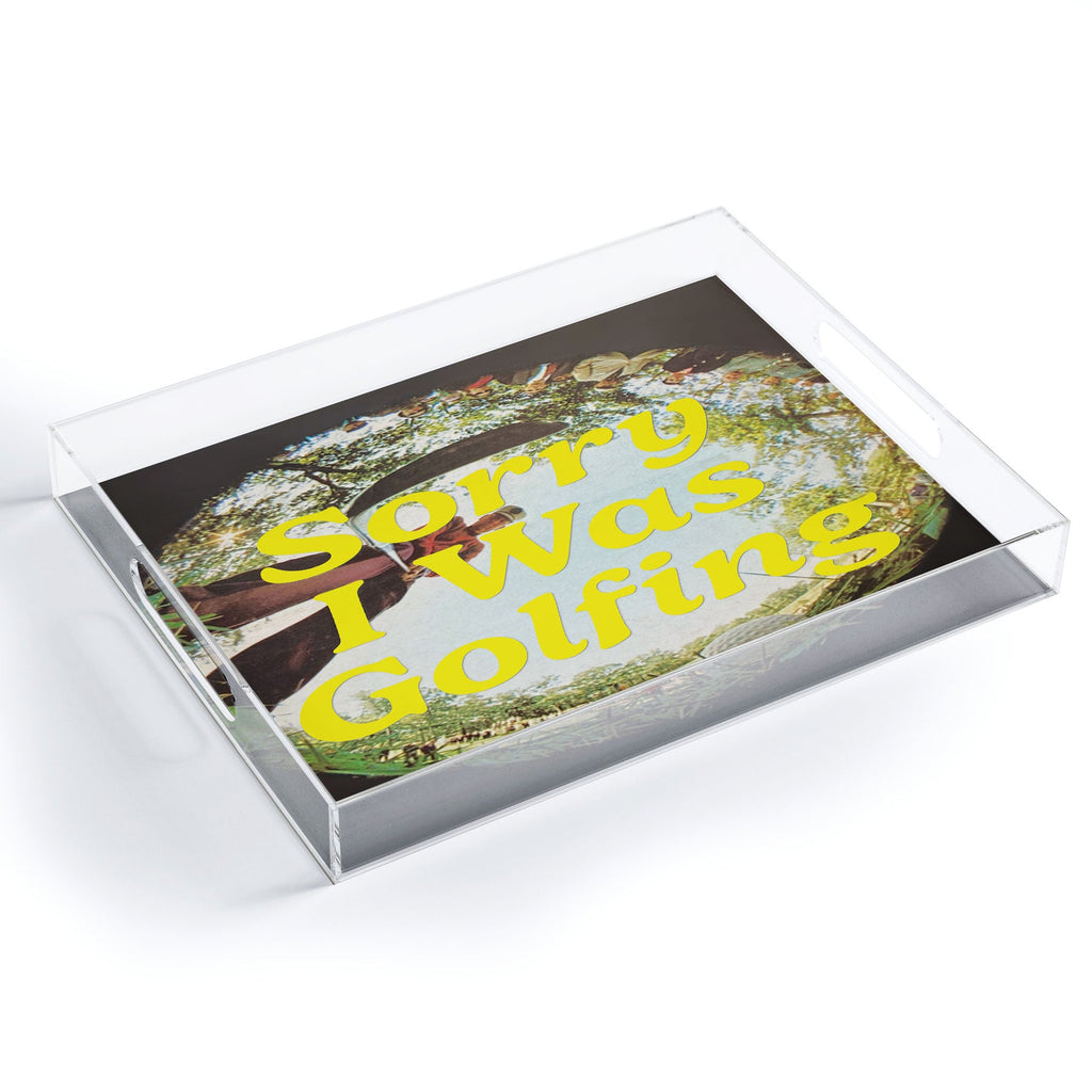 DENY Designs GolfFisheye Acrylic Tray