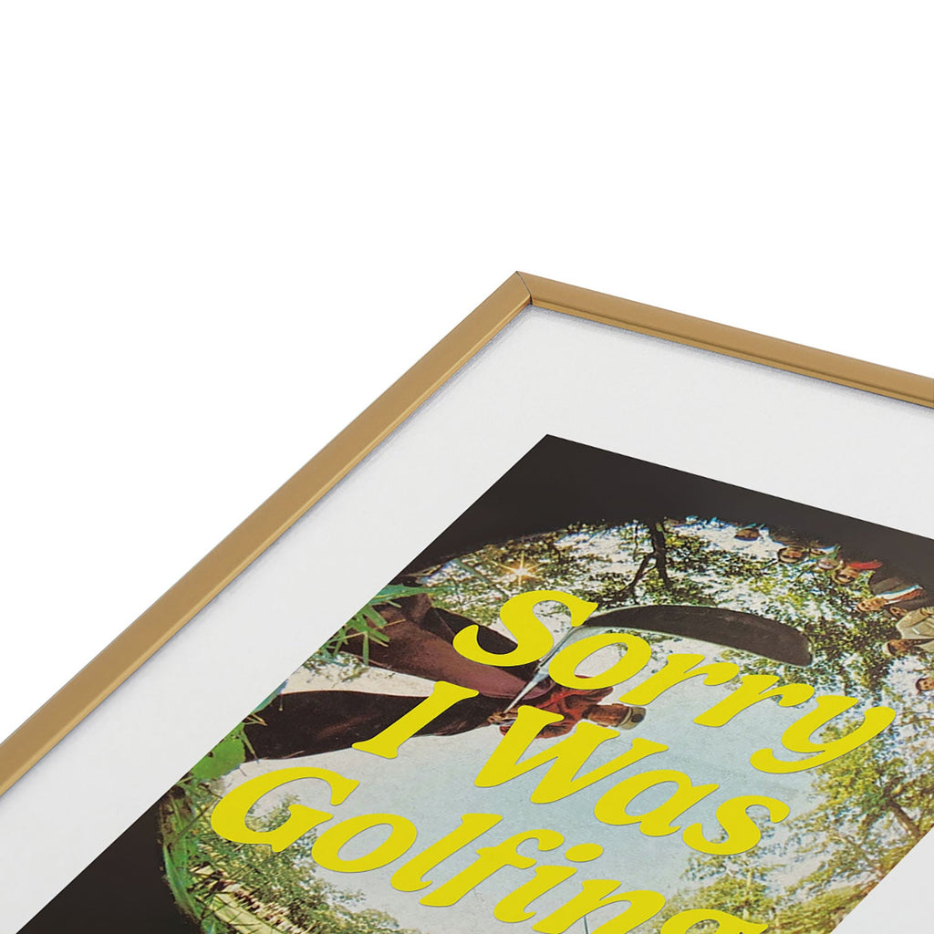 DENY Designs GolfFisheye Metal Framed Art Print