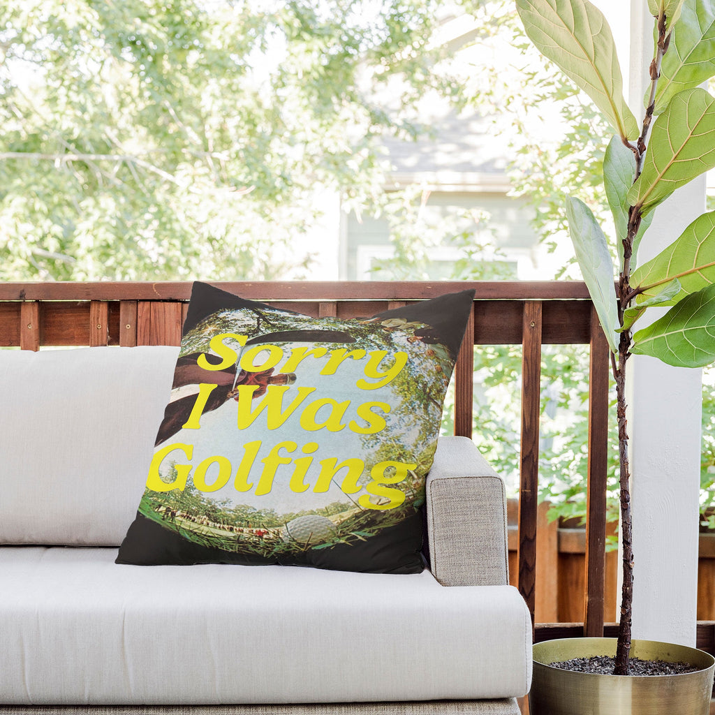 DENY Designs GolfFisheye Outdoor Throw Pillow