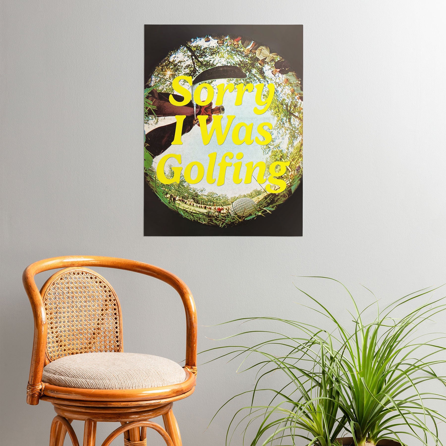 DENY Designs GolfFisheye Poster