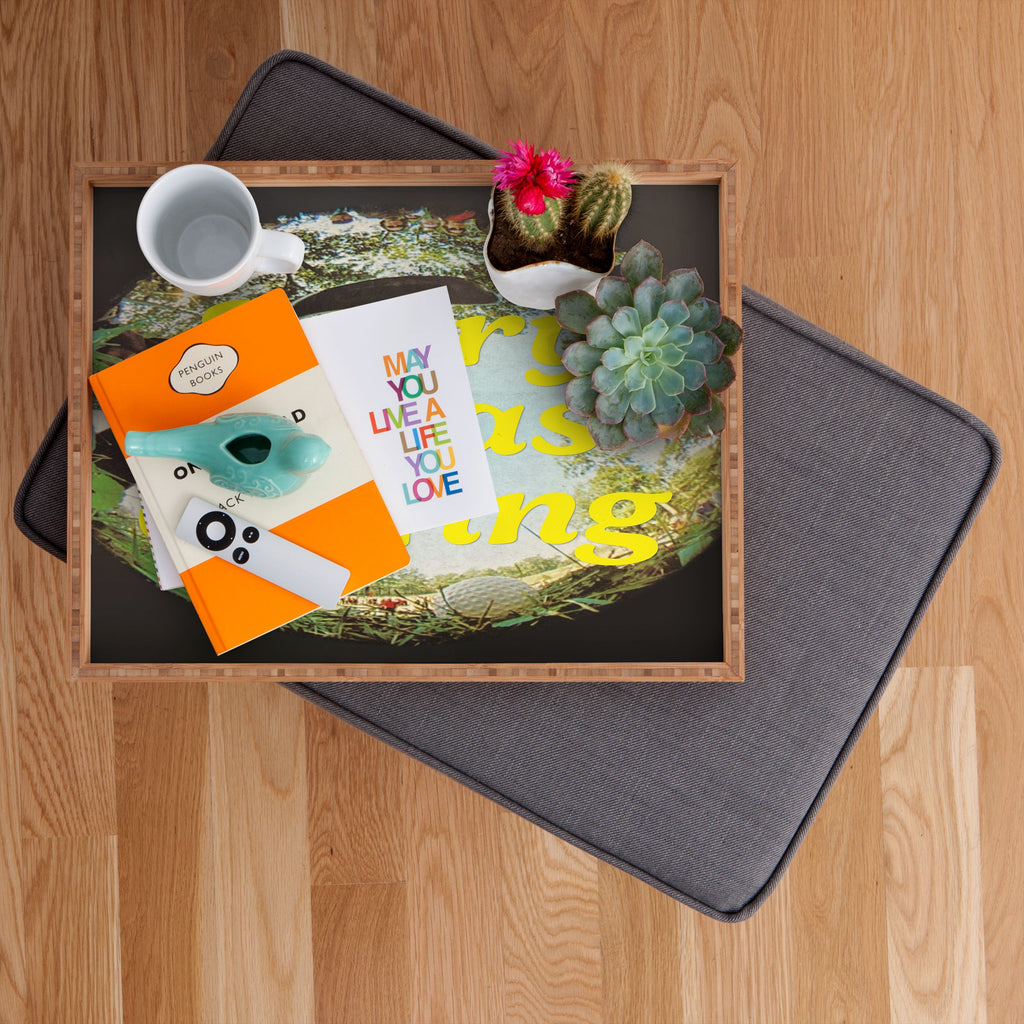 DENY Designs GolfFisheye Rectangular Tray