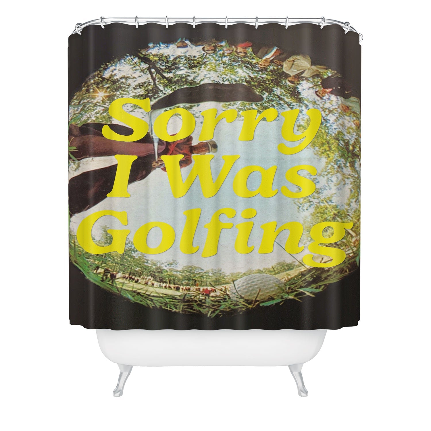 DENY Designs GolfFisheye Shower Curtain