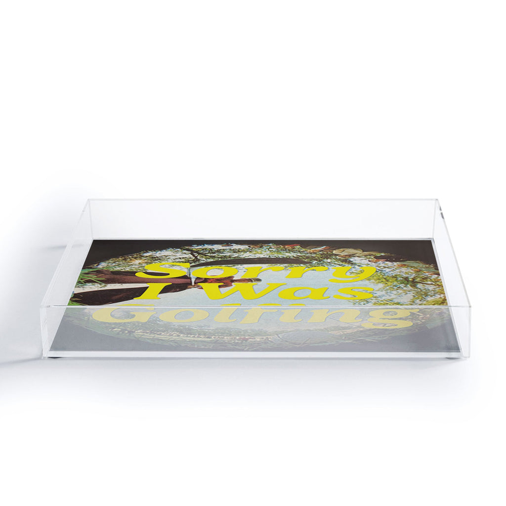 DENY Designs GolfFisheye Acrylic Tray