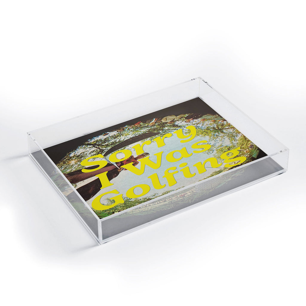 DENY Designs GolfFisheye Acrylic Tray