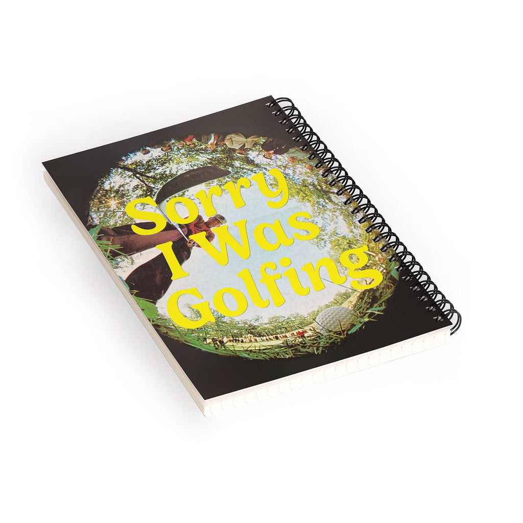 DENY Designs GolfFisheye Spiral Notebook