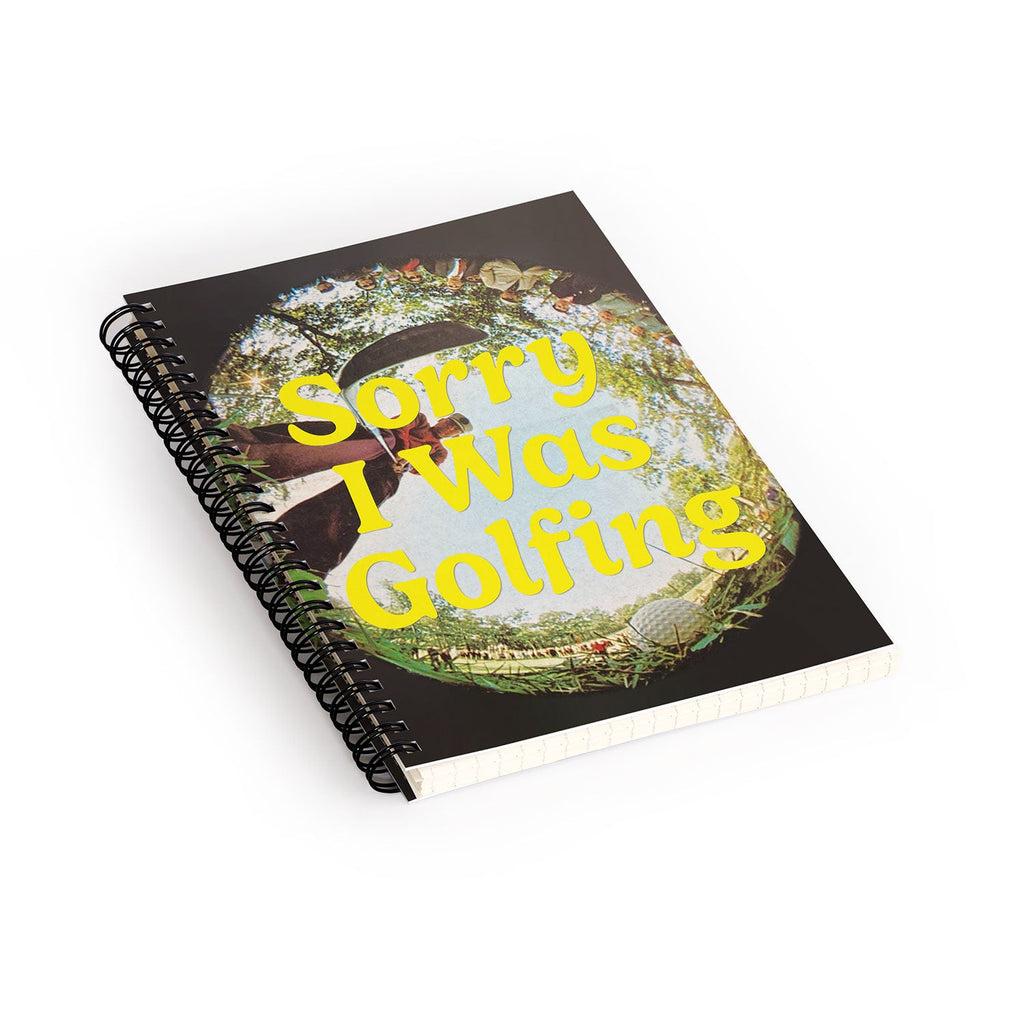 DENY Designs GolfFisheye Spiral Notebook