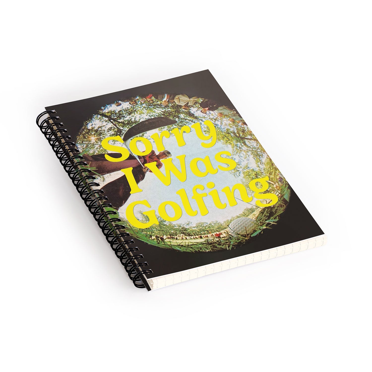 DENY Designs GolfFisheye Spiral Notebook
