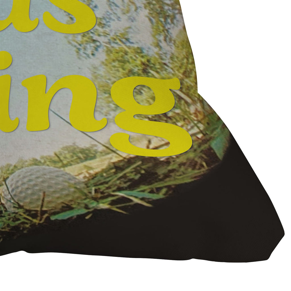 DENY Designs GolfFisheye Outdoor Throw Pillow