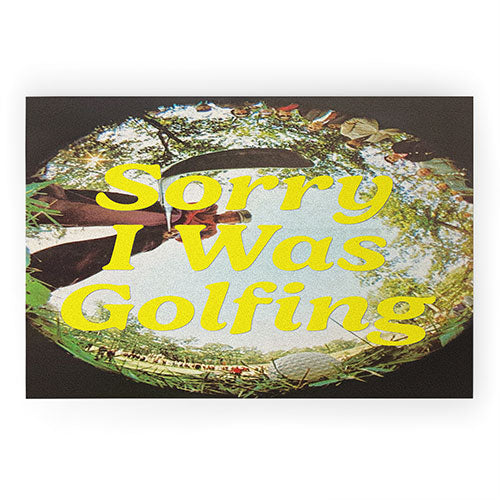DENY Designs GolfFisheye Welcome Mat