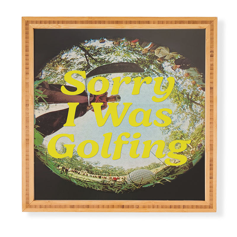 DENY Designs GolfFisheye Framed Wall Art