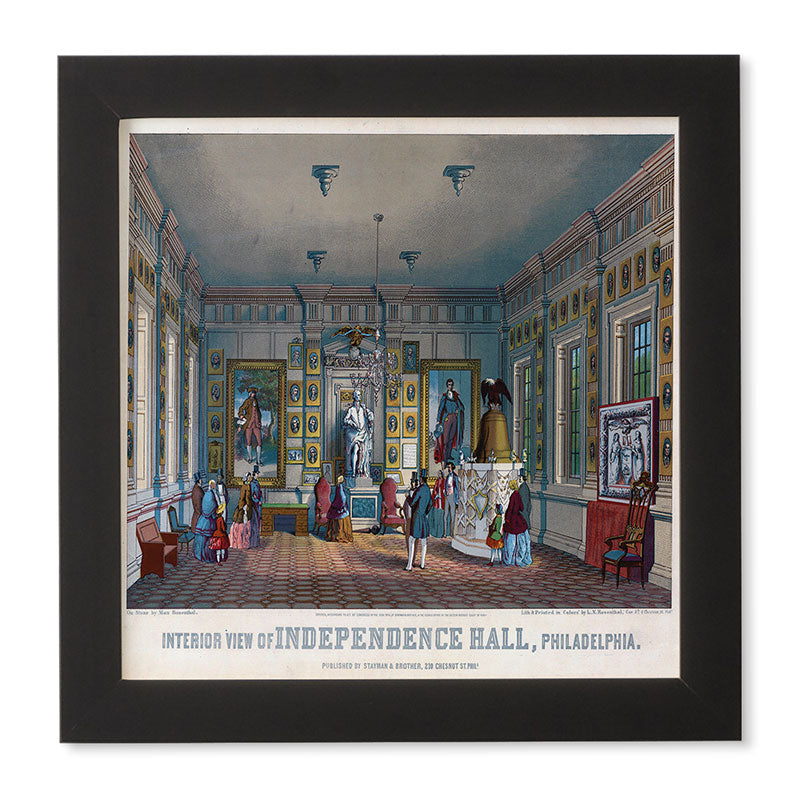 DENY Designs Independence Hall Framed Wall Art