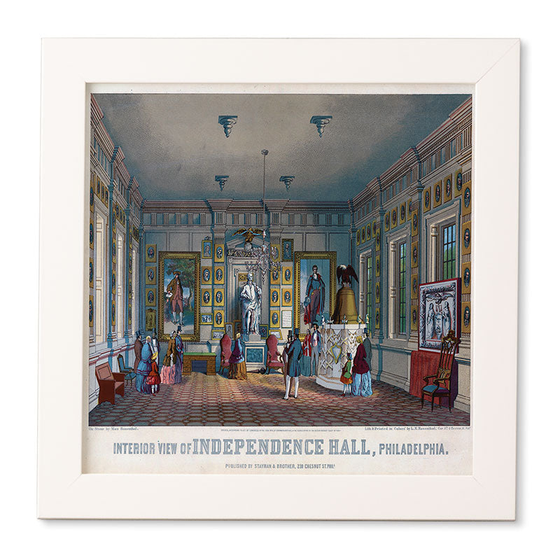 DENY Designs Independence Hall Framed Wall Art