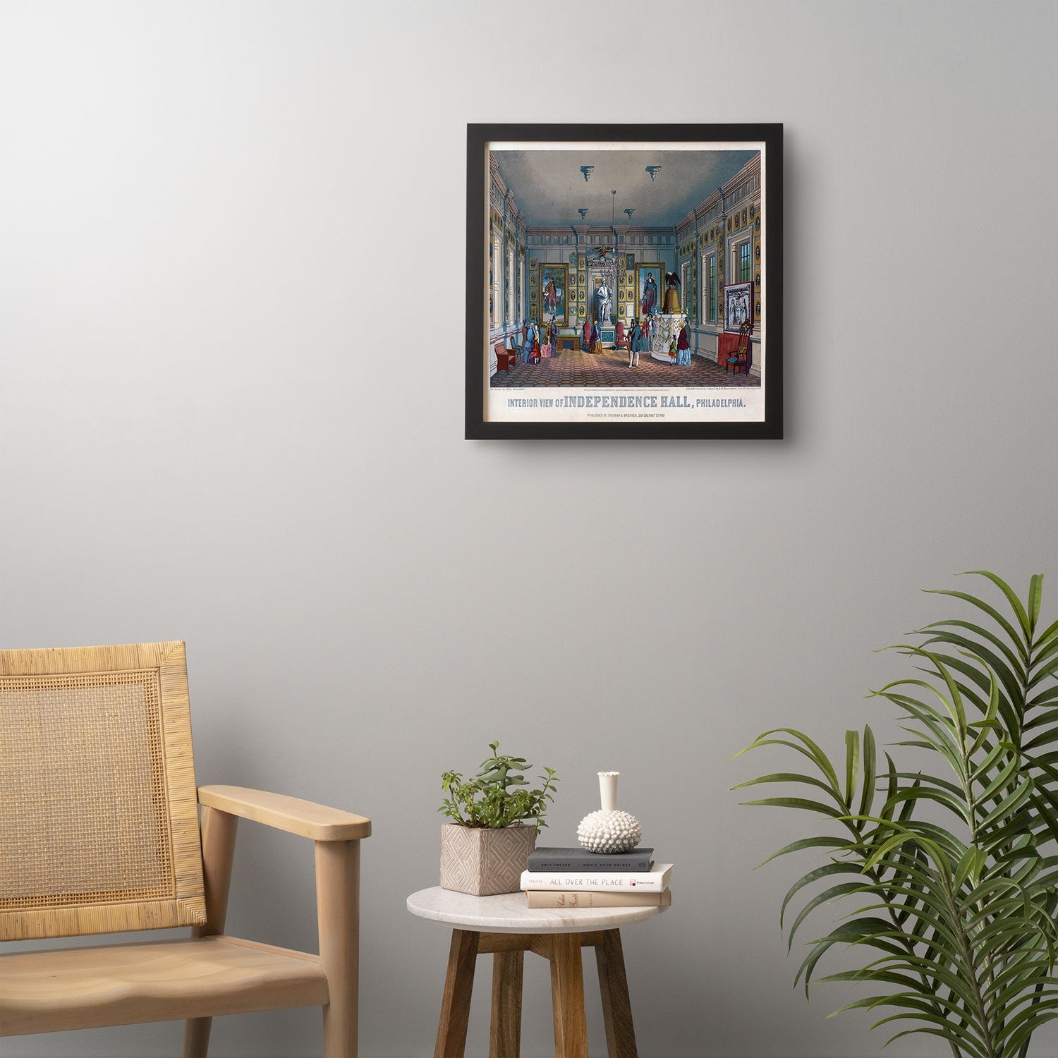 DENY Designs Independence Hall Framed Wall Art