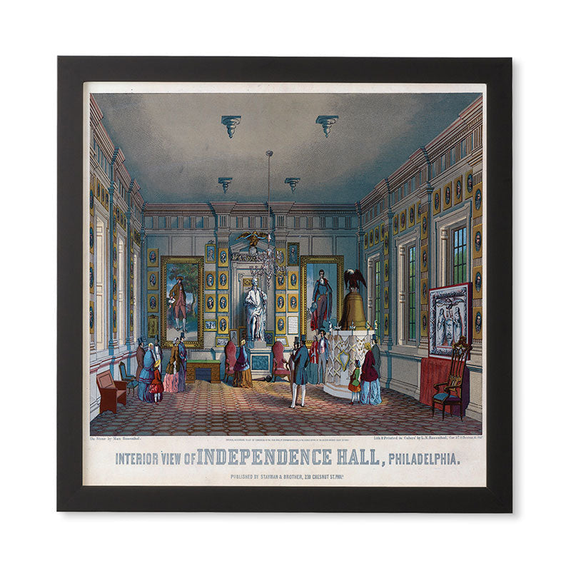 DENY Designs Independence Hall Framed Wall Art